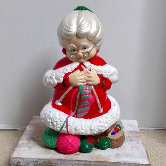 - Ceramic 13" Mrs Santa Claus - Picture 1 of 5